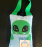 Embroidered Alien Tooth fairy Pillow,  - Image 1