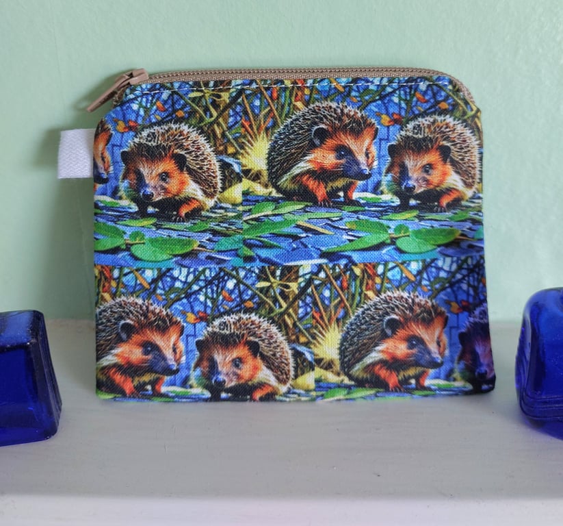 Hedgehogs Purse or Card Holder 
