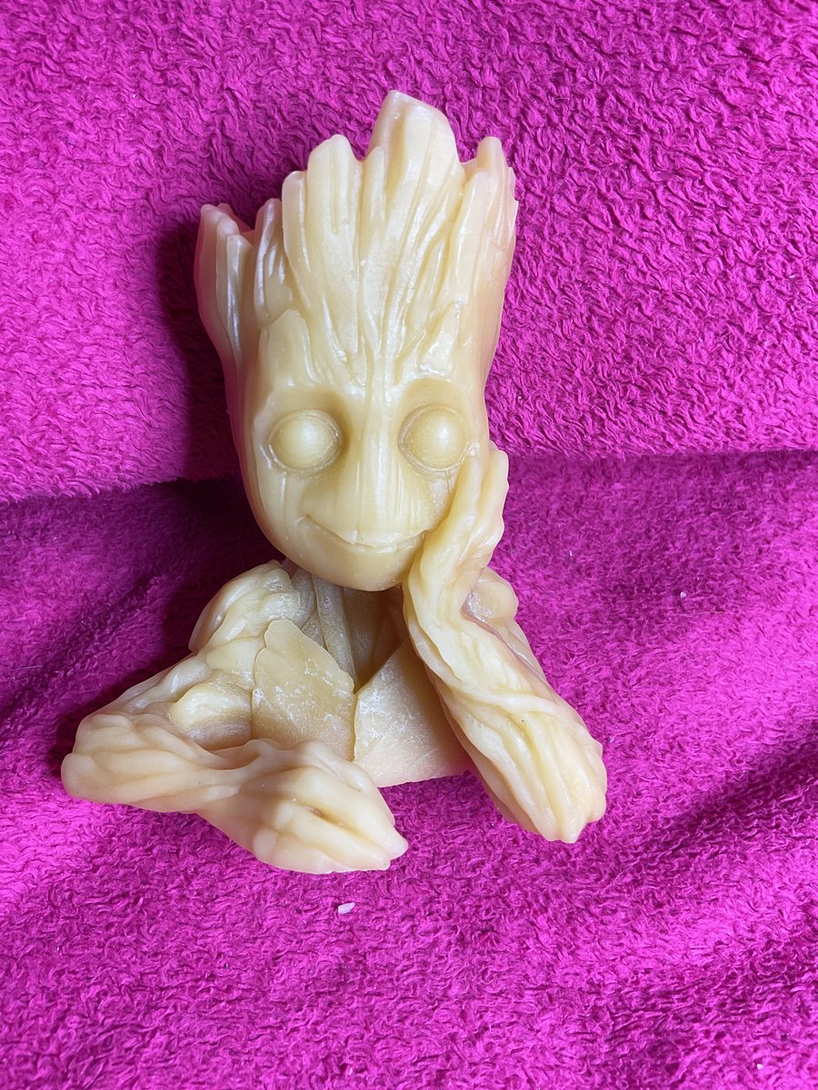 Beeswax Tree man candle