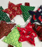 Christmas bunting garland - trees and stars design. 1.4m long - Image 2