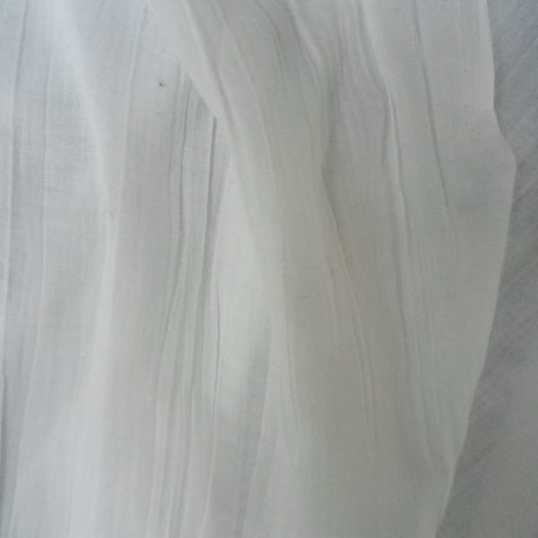 2m superfine lightweight pure white crincle weave viscose, wide range  projects