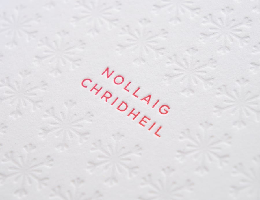 Luxury Scottish Gaelic Christmas Cards – Nollaig Chridheil – A6 Multipack Cards