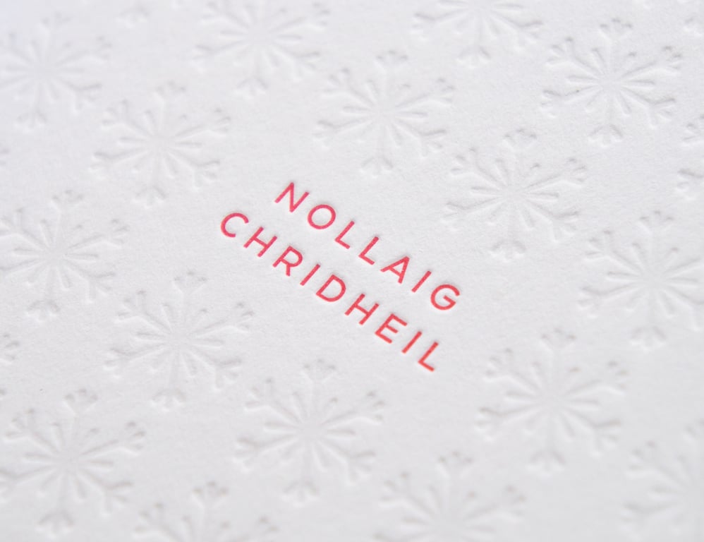 Luxury Scottish Gaelic Christmas Cards – Nollaig Chridheil – A6 Multipack Cards
