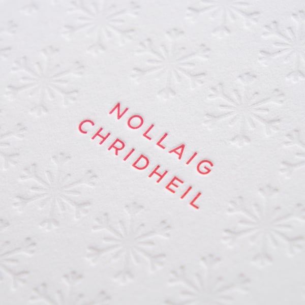 Luxury Scottish Gaelic Christmas Cards – Nollaig Chridheil – A6 Multipack Cards