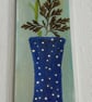 Handmade bookmark  original floral artwork handmade double sided  - Image 2