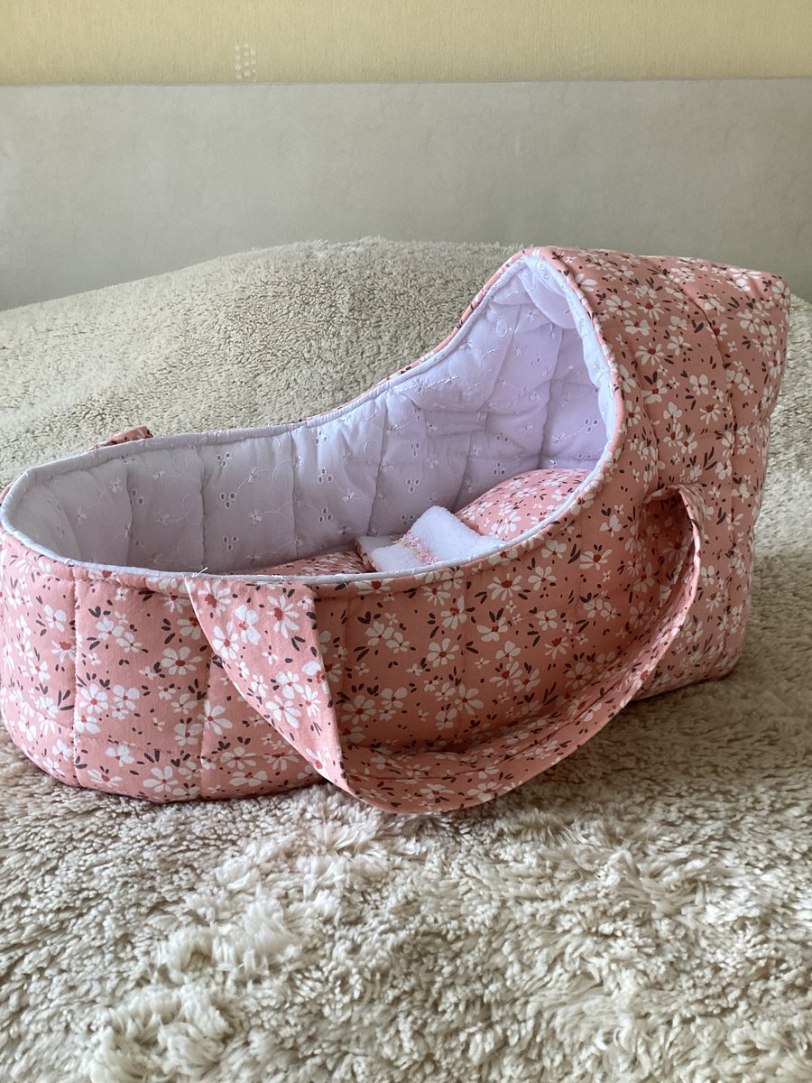 Doll's Carrycot,  suitable for 12 to 14 inch dolls