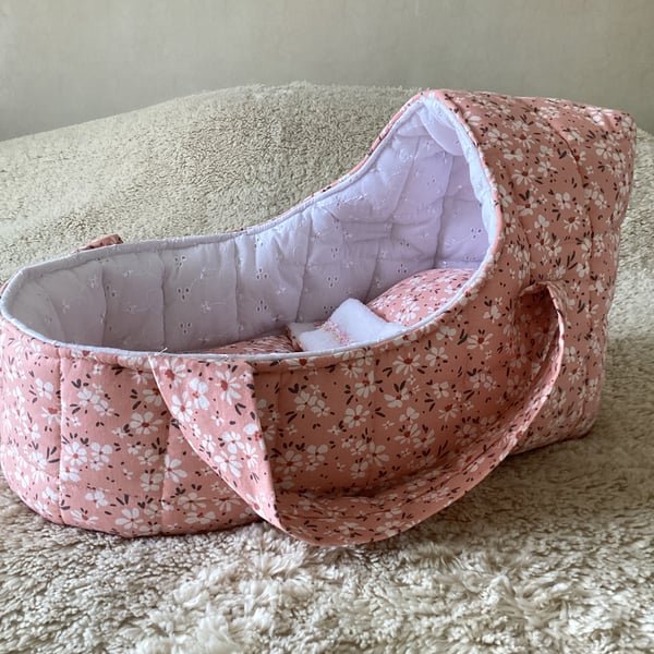 Doll's Carrycot,  suitable for 12 to 14 inch dolls