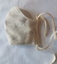 Cotton face mask with snowflake design - Image 1