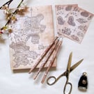 Fantasy Map Themed Stationery Set