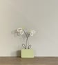 Wire and Crochet Double Snowdrop - Green base  - Image 1