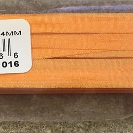 YLI Silk Ribbon - 4mm Wide x 3m Long - Orange - Shade 016