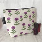 Makeup bags thistle