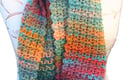 Pretty Variegated Crochet Scarves