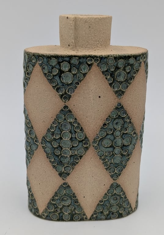 Flask style bud vase