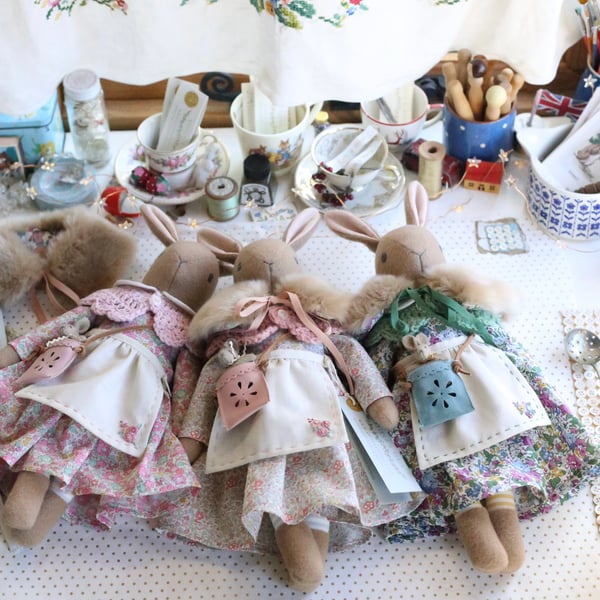 Pre order 2024 - Heirloom Liberty Bunny - Folksy