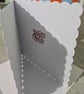 Cross stitched birthday card with envelope - Image 3