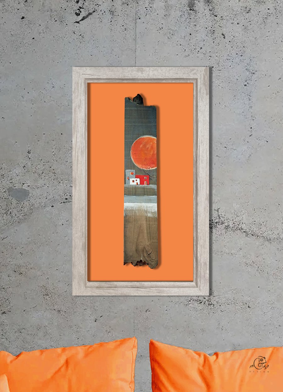 An evening that takes its time - original painting