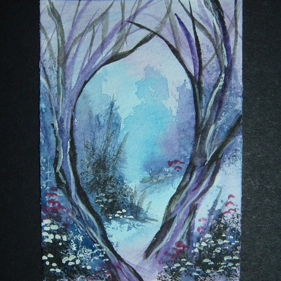 fantasy art painting woodland view landscape ref 56