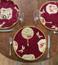 Japanese Fans & Dragonflies:  set of eight placemats, with slipcase - Image 2