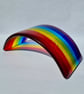 Free standing fused glass rainbow - Image 5