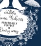 Practically Perfect Personalised Print - 5 colour options - Image 5