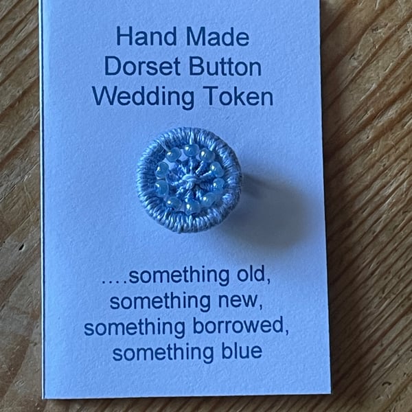 Dorset Button Wedding Token