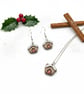 Gingerbread House Christmas Jewellery Set - Image 4