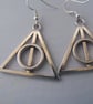 Triangular Silver Earrings