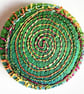 Buttons 1 inch button Hand Dyed Silks and Cottons Free Machine Embroidery Button