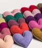 Merino Lambswool lavender filled heart - Image 2