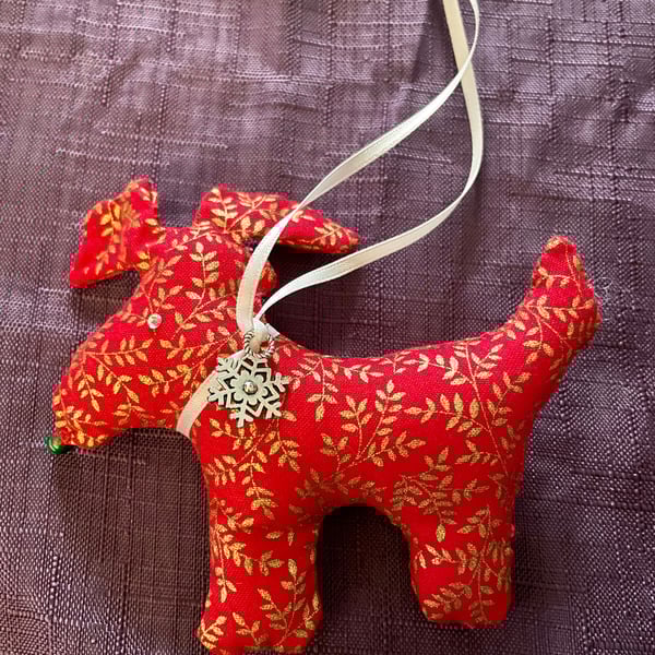 Little Ratty Reindeer Tree Ornament 
