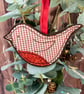 Sparkly Robin Christmas Tree Decoration - Image 6