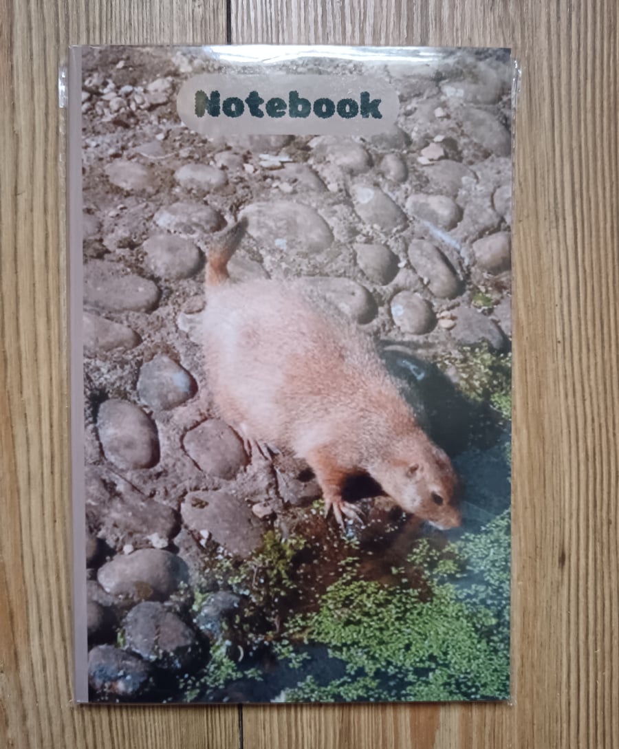 Cute Prairie Dog animal themed 120 lined pages notebook 