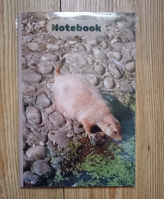 Cute Prairie Dog animal themed 120 lined pages notebook 