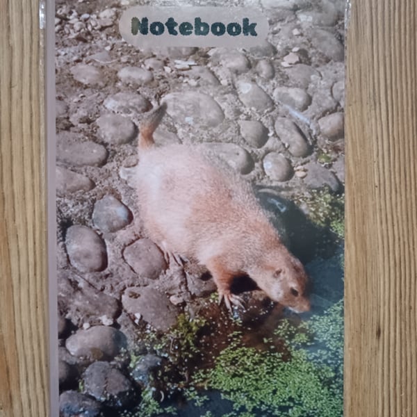 Cute Prairie Dog animal themed 120 lined pages notebook 