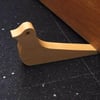 Wooden Door Stop. Bird Shape.