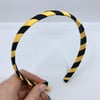 School Black and Yellow Gold 1.8cm striped Hairband