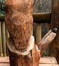 Hand Carved Scots Pine Owl - Image 4