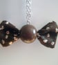 ~ Choctastic Sweetie Bow Necklace ~