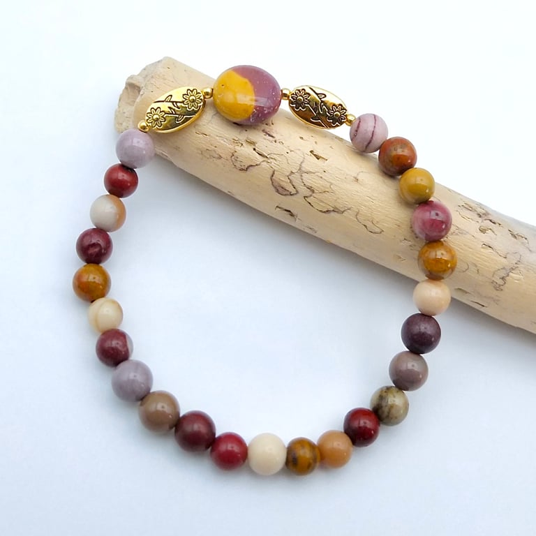 Mookaite Jasper Bracelet, Birthday Present, Anniversary, Gifts For Her