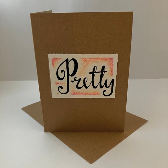 Pretty - Pink Greetings Card