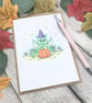 Halloween Baby Dragon Card - Halloween Card - Birthday Card - Image 1
