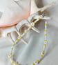 Glass Daisy Chain Anklet - Image 4