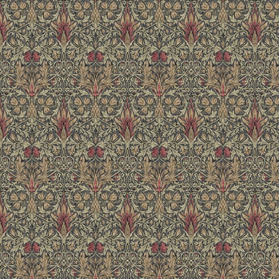 William Morris Snakeshead Mocha Tablecloths . 200 x 135cm