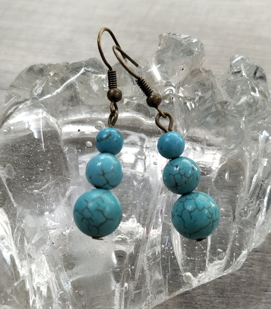 HE7 Graduating turquoise drops