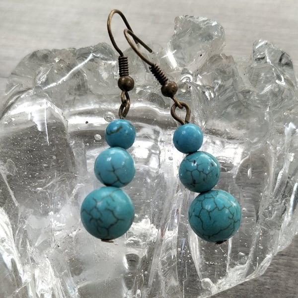 HE7 Graduating turquoise drops