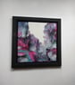 Daydream in pink acrylic abstract framed  - Image 10