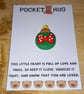 Christmas pocket hug Christmas Bauble-Handmade Christmas pocket hug