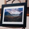 Photographic print of Tryfan and the Ogwen Valley, Eryri (Snowdonia)