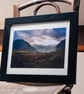 Photographic print of Tryfan and the Ogwen Valley, Eryri (Snowdonia)